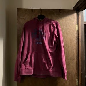 Maroon The North Face Hoodie